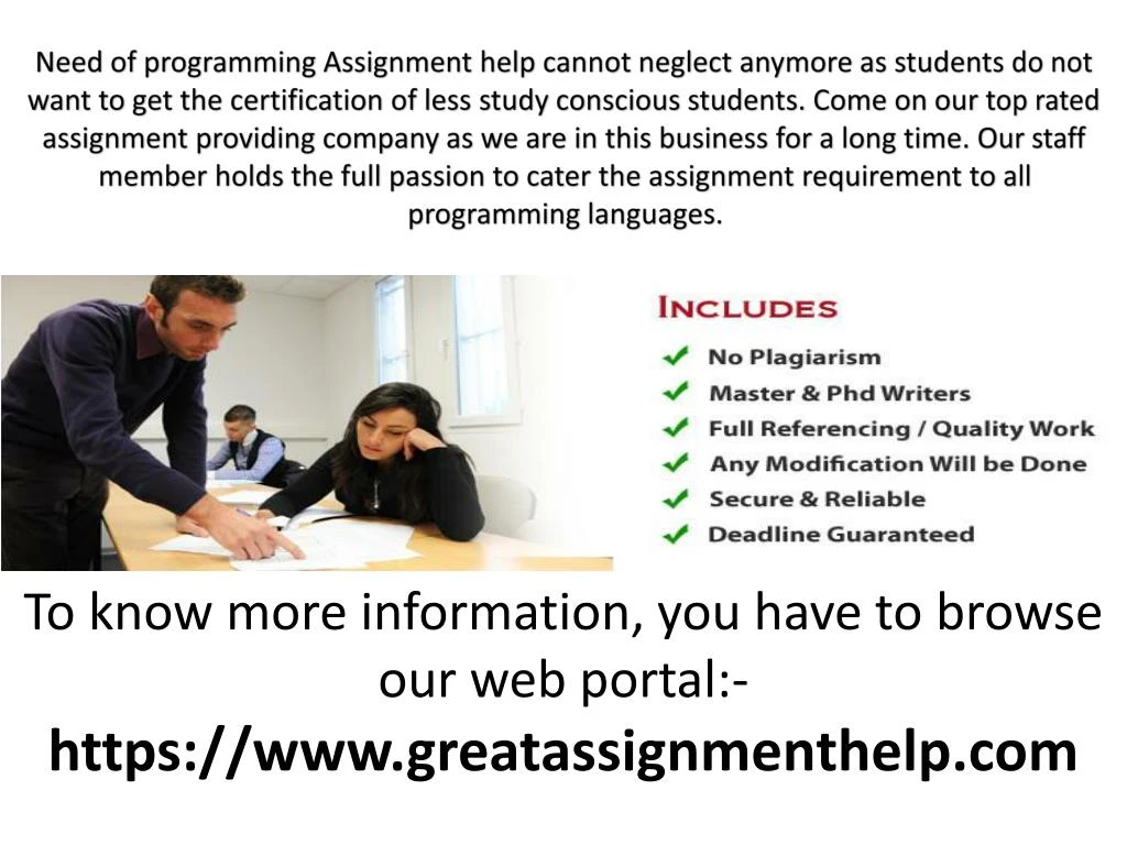 need of programming assignment help cannot