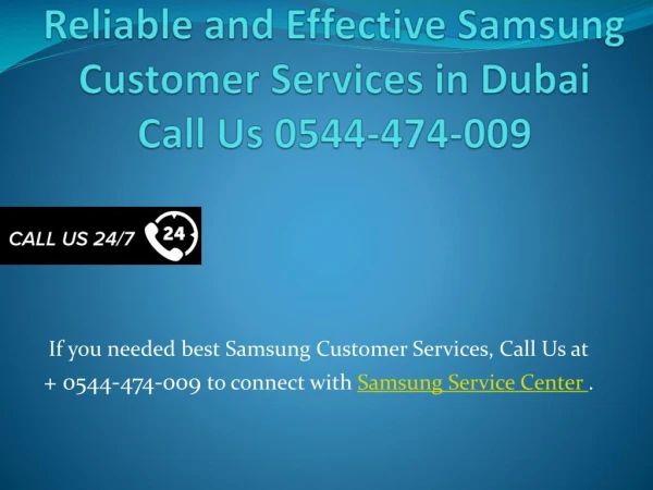 Reliable and Effective Samsung Customer Services in Dubai