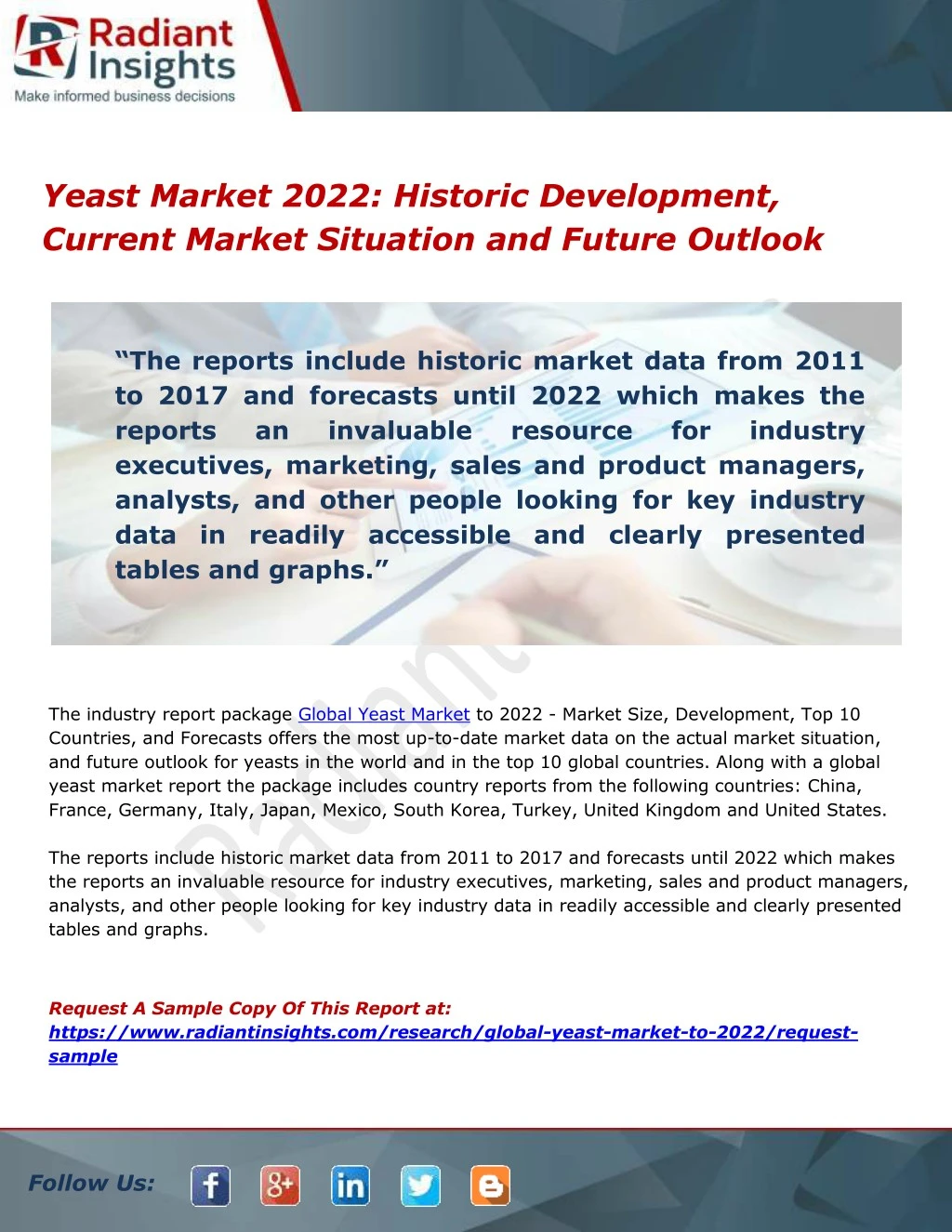 yeast market 2022 historic development current