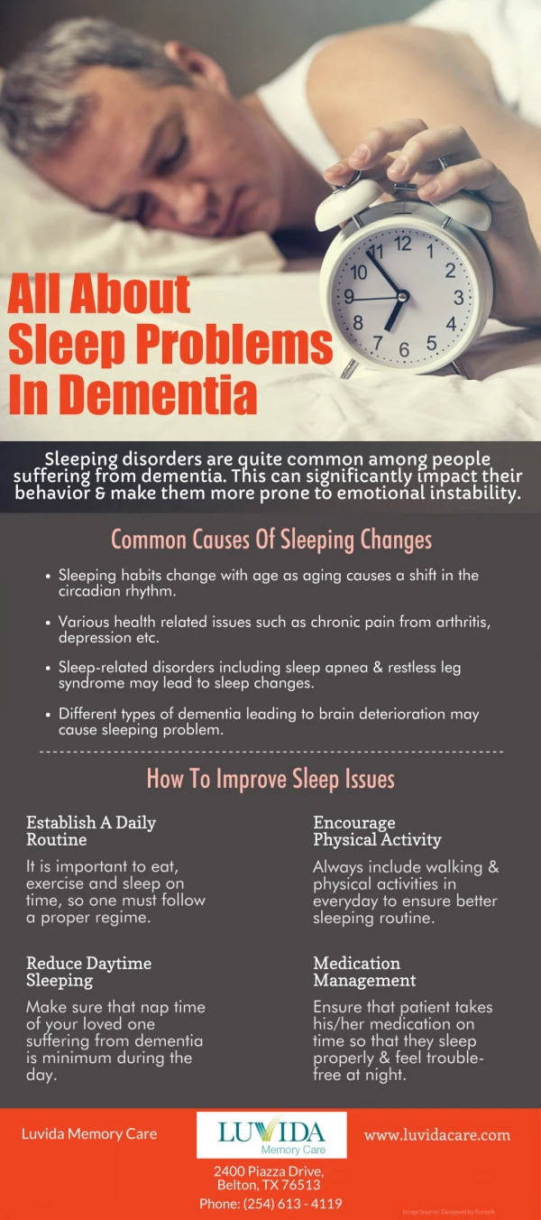All About Sleep Problems In Dementia