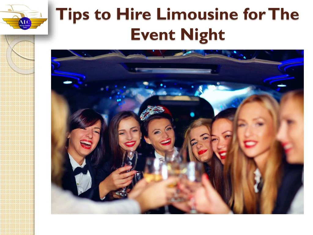 tips to hire limousine for the event night