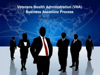 Veterans Health Administration VHA Business Associate Process - slide 1