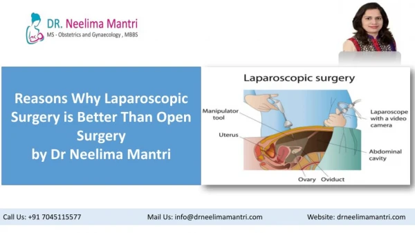 Reasons Why Laparoscopic Surgery is Better Than Open Surgery | Dr Neelima Mantri