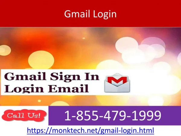 Change your Gmail login settings through our techies at 1-855-479-1999