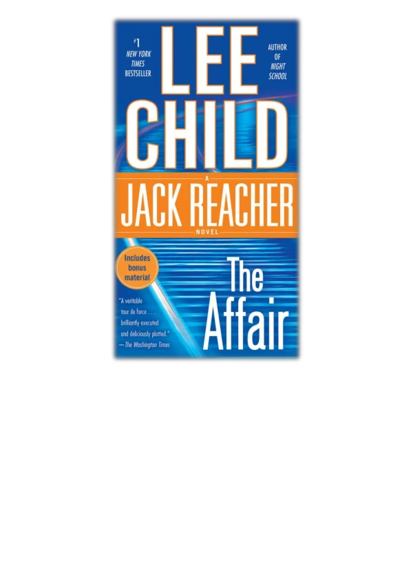 [PDF] Free Download The Affair By Lee Child