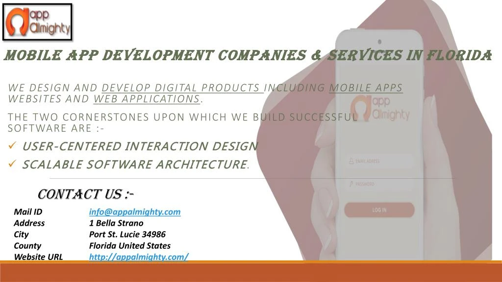 mobile app development companies services in florida