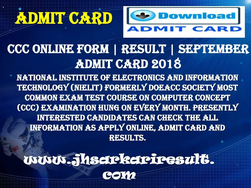 admit card