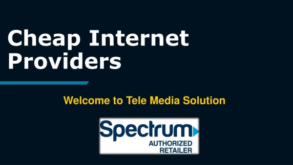 Cheap Internet Providers - telemediasolution
