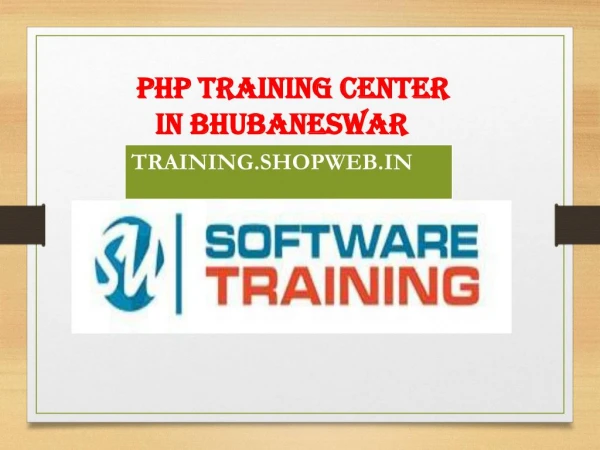 Best Php Training in Bhubaneswar | PHP training center in Bhubaneswar