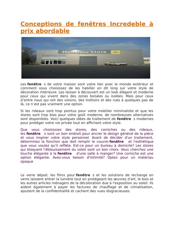 conceptions de fen tres incredeble prix abordable