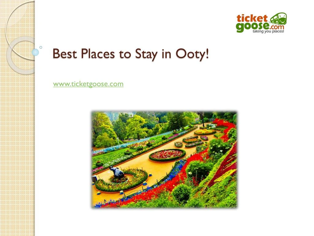 best places to stay in ooty