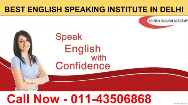 Best English Speaking Institute in Tilak Nagar Delhi, Course and Classes