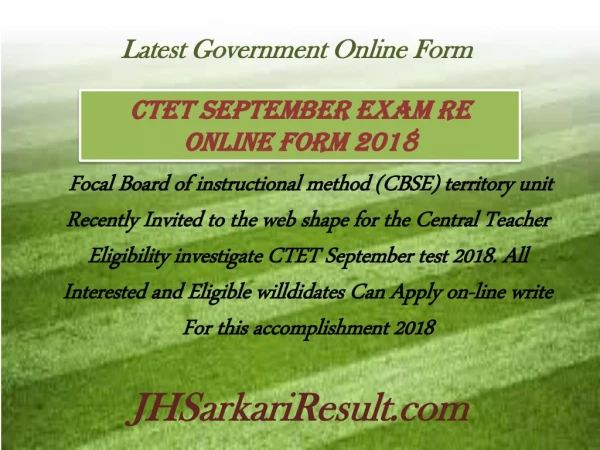 Latest government online form