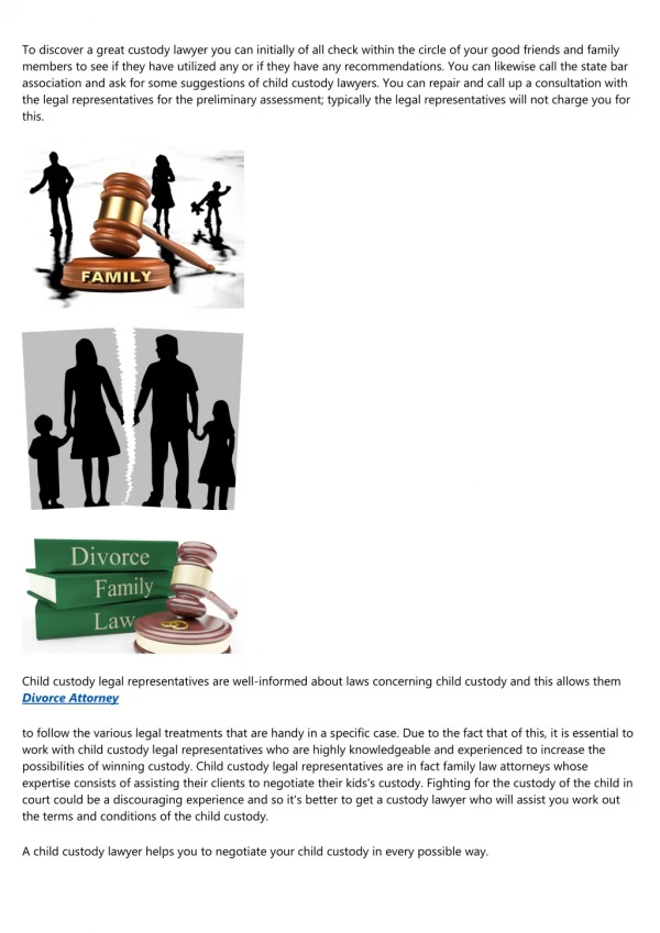 Child Custody Legal Representatives Assist In Moms And Dads Desire for Custody