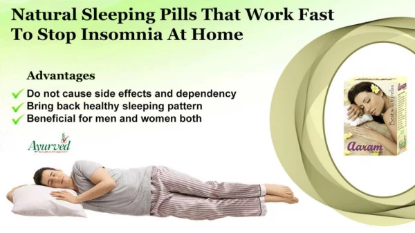 Natural Sleeping Pills that Work Fast to Stop Insomnia at Home
