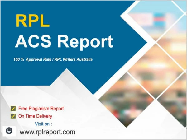 RPLReport.com provides the best ACS RPL Report