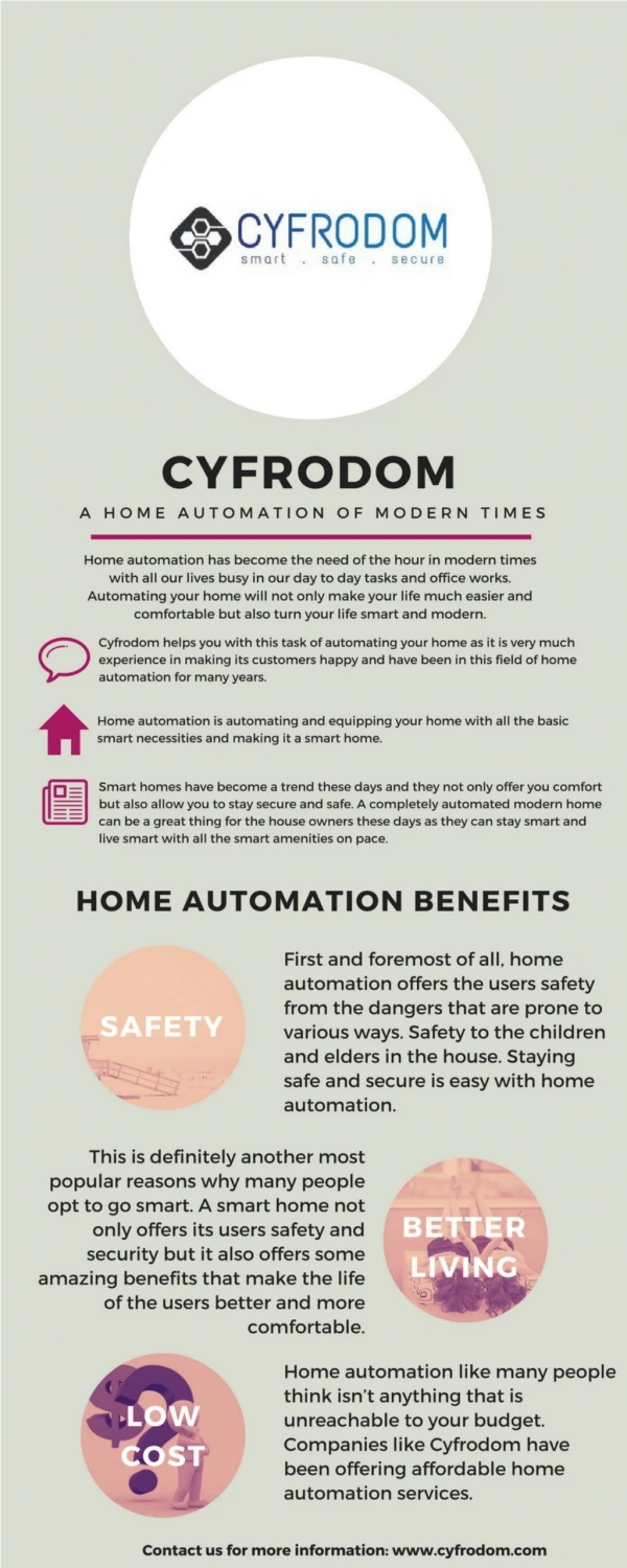 Cyfrodom - A Home Automation of Modern Times