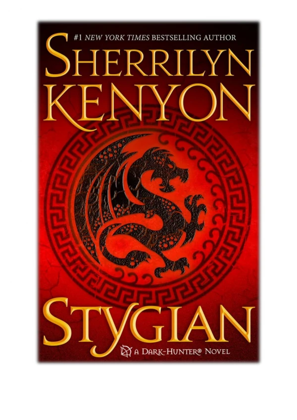 [PDF] Free Download Stygian By Sherrilyn Kenyon
