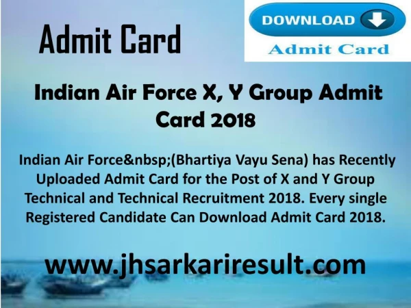 admit card