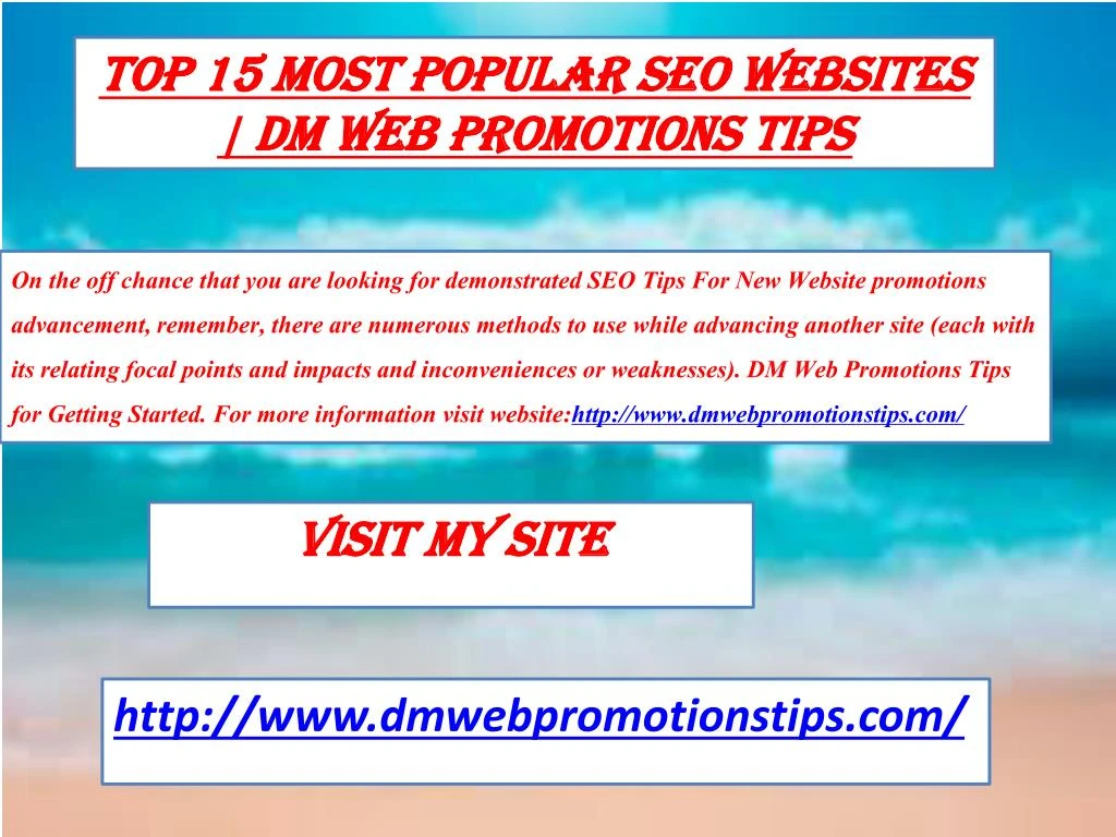 top 15 most popular seo websites