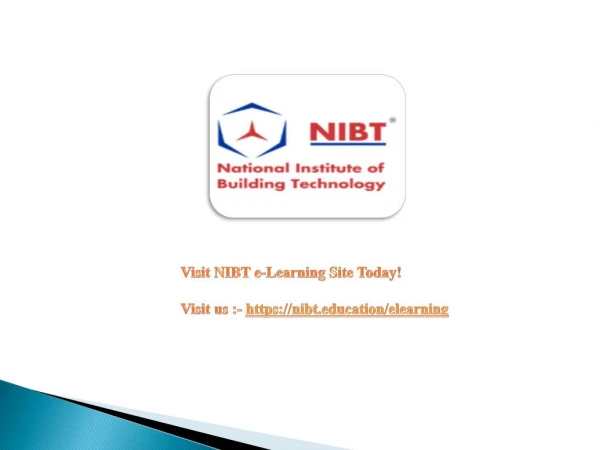 BIM Training Online course by NIBT industry experts