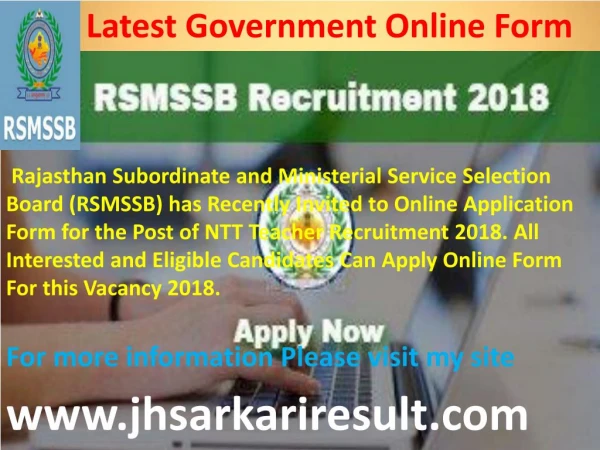 latest government online form