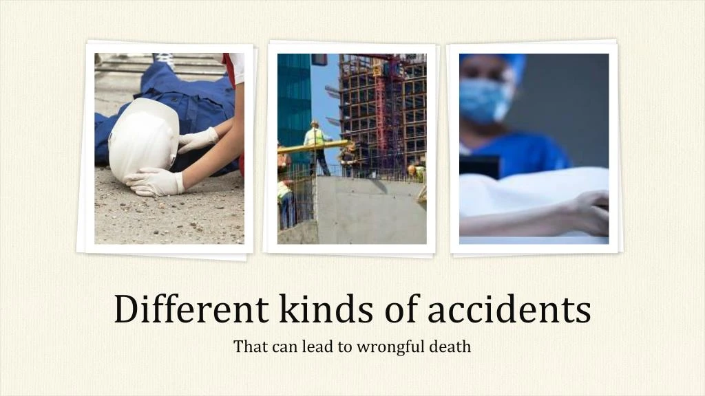 different kinds of accidents