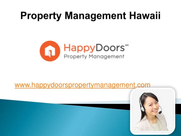 Property Management Hawaii - www.happydoorspropertymanagement.com