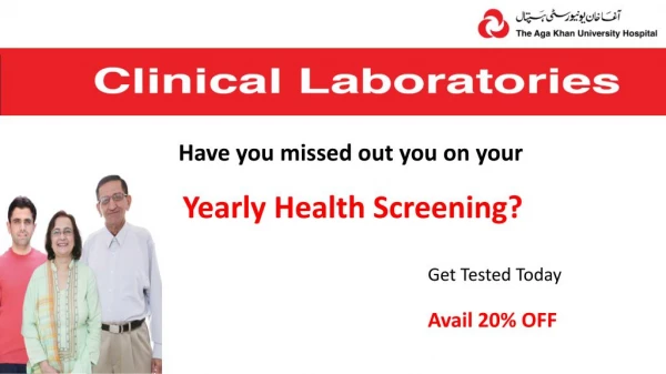 Yearly Health Screening Packages
