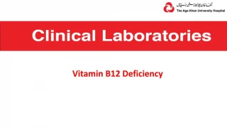 Vitamin B12 Deficiency - slide 1