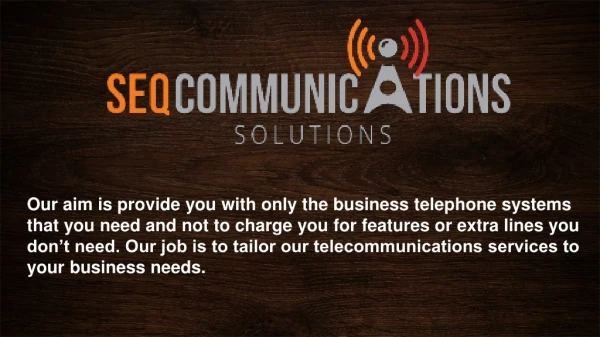 Telecommunications companies brisbane - Seqcomms