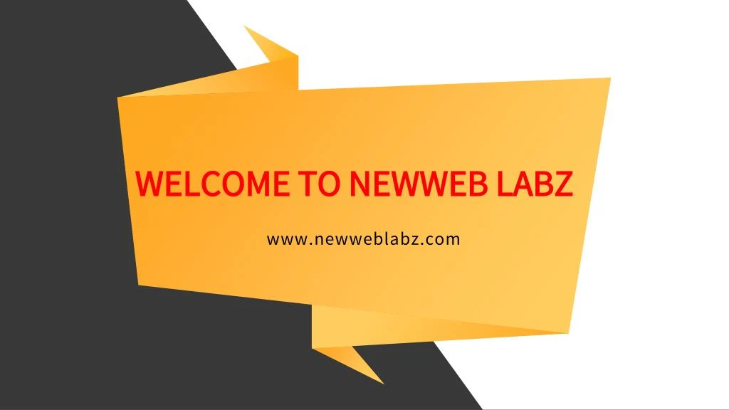 welcome to newweb labz