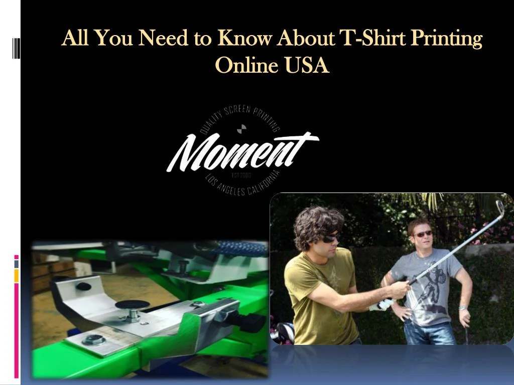 all you need to know about t shirt printing