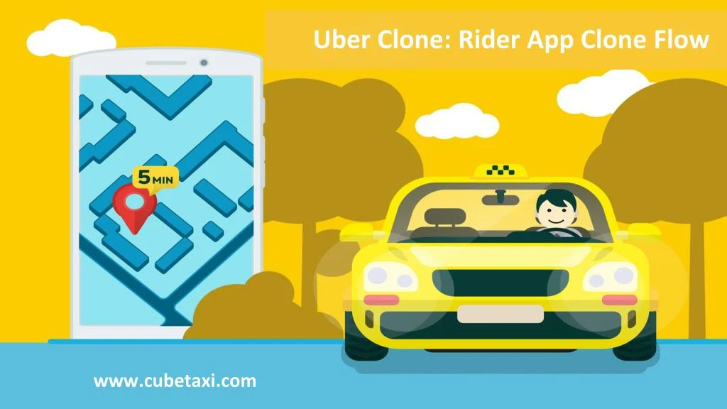 uber clone rider app clone flow
