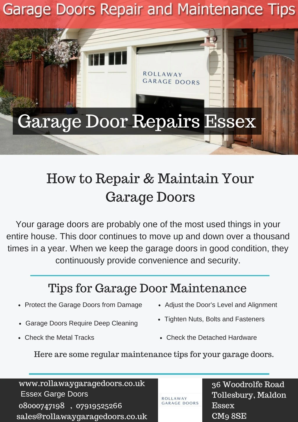 garage door repairs essex