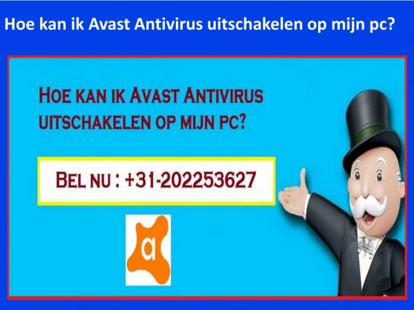 Hoe kan ik Avast Antivirus uitschakelen op mijn pc?