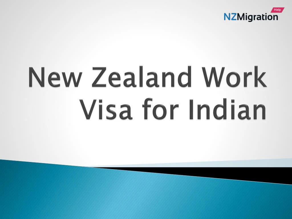 new zealand work visa for indian