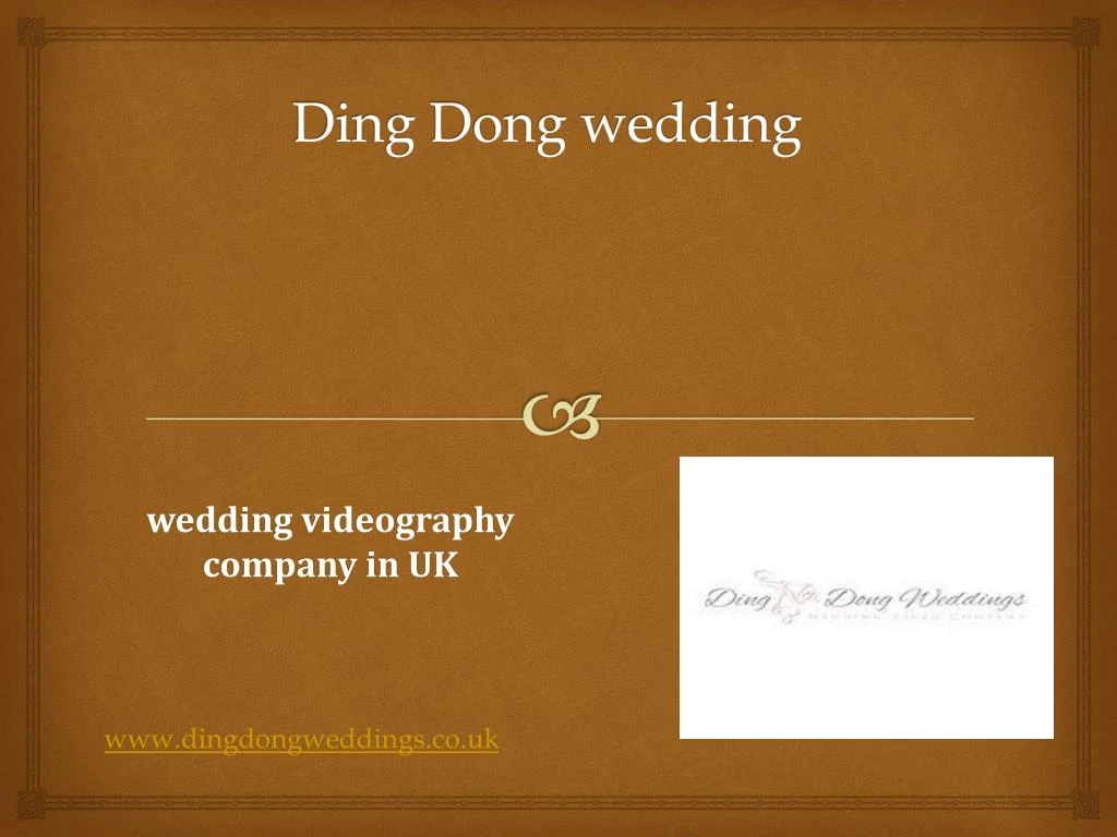 ding dong wedding