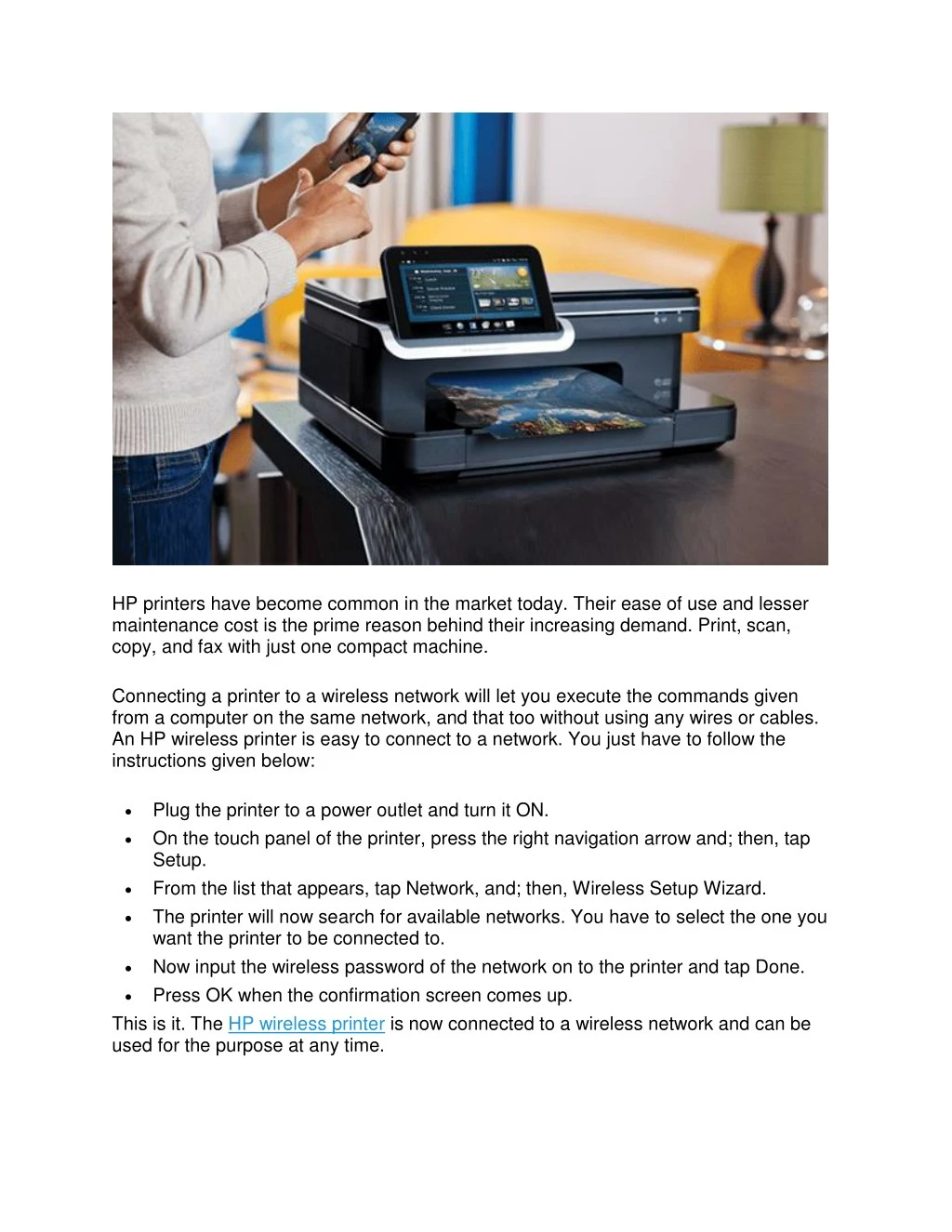 hp printers have become common in the market