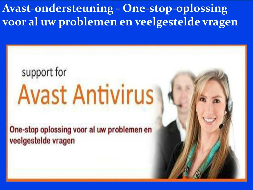 avast ondersteuning one stop oplossing voor