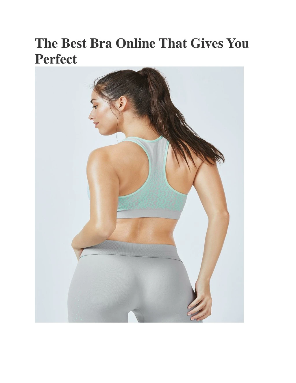 the best bra online that gives you perfect