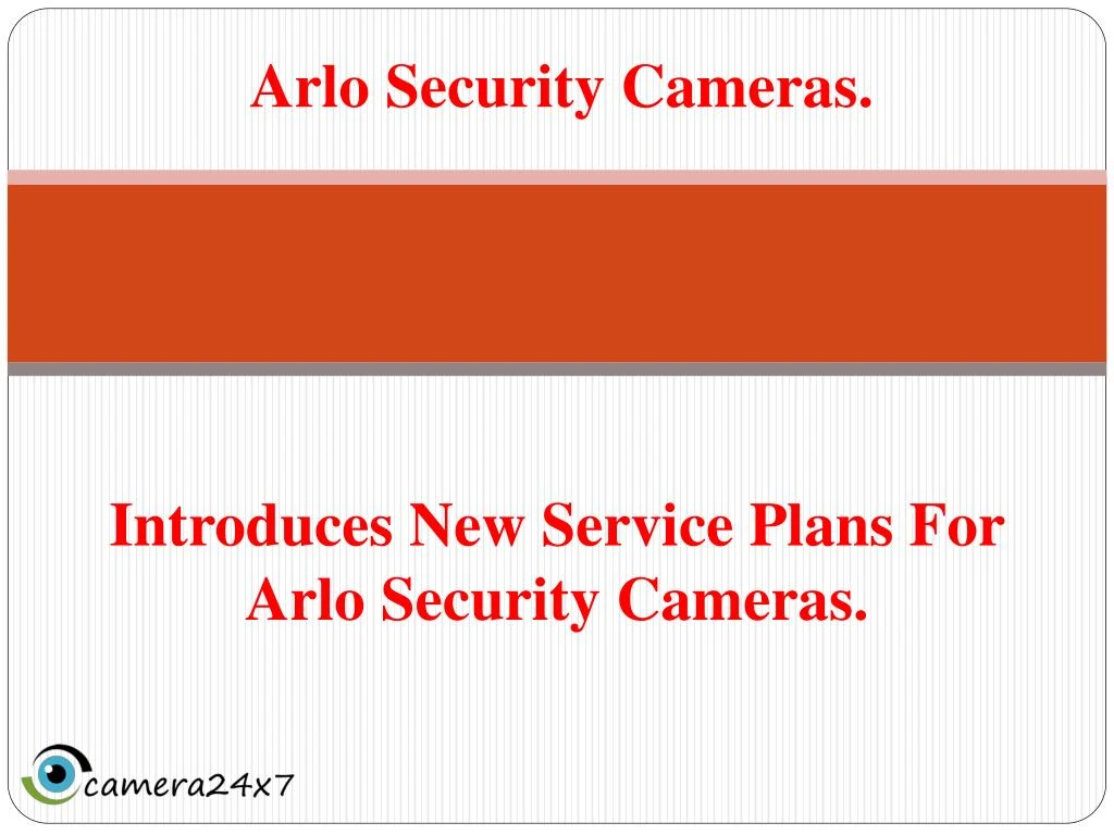 introduces new service plans for arlo security cameras