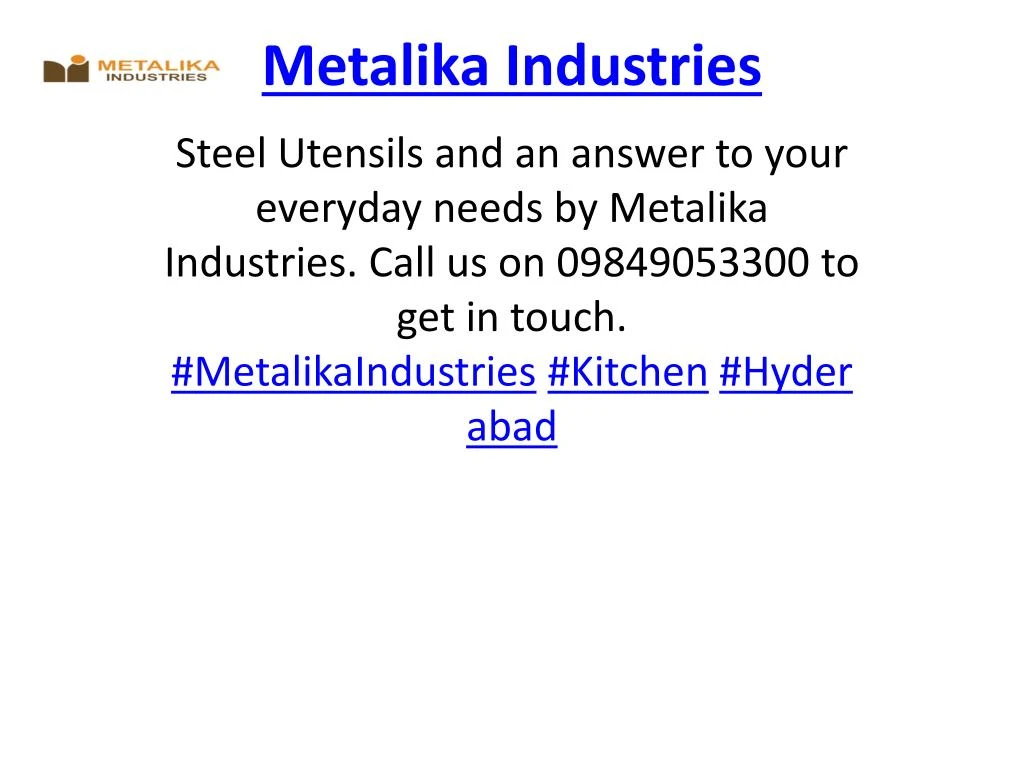 metalika industries
