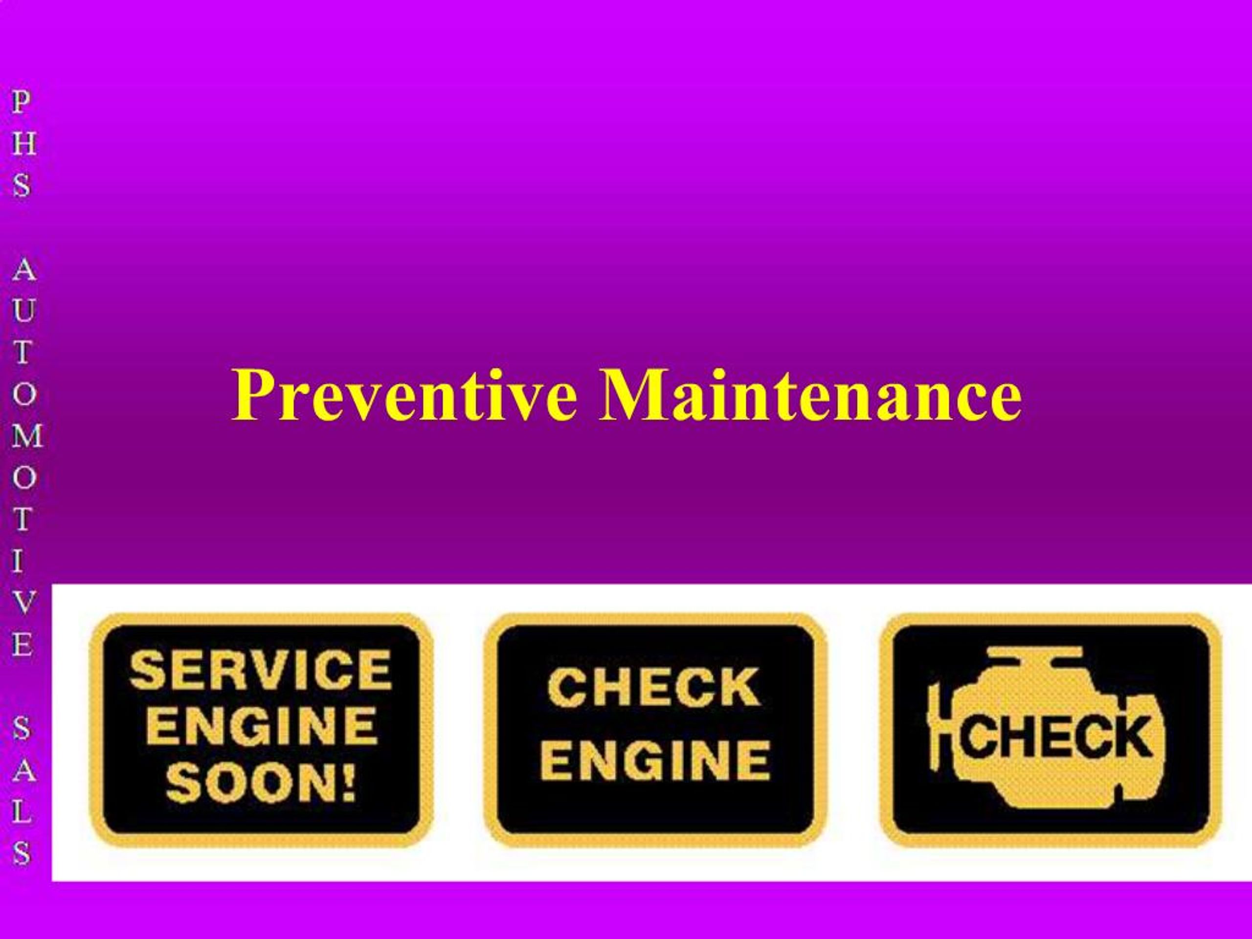 PPT - Preventive Maintenance PowerPoint Presentation, free download ...
