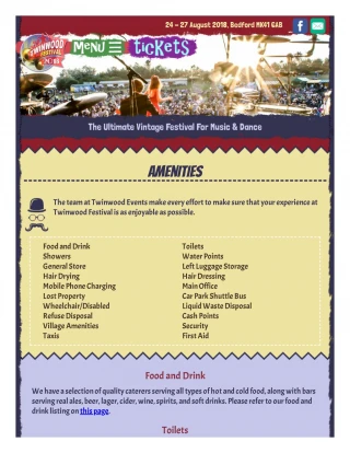 Twinwood Events - Amenities - slide 1