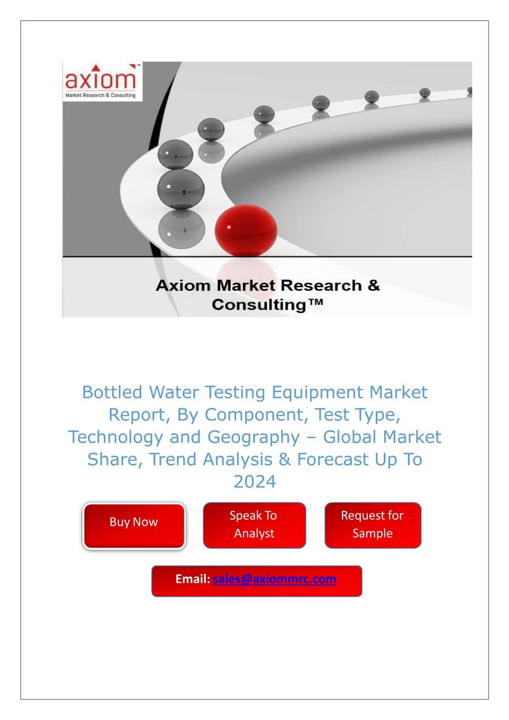bottled water testing equipment market report