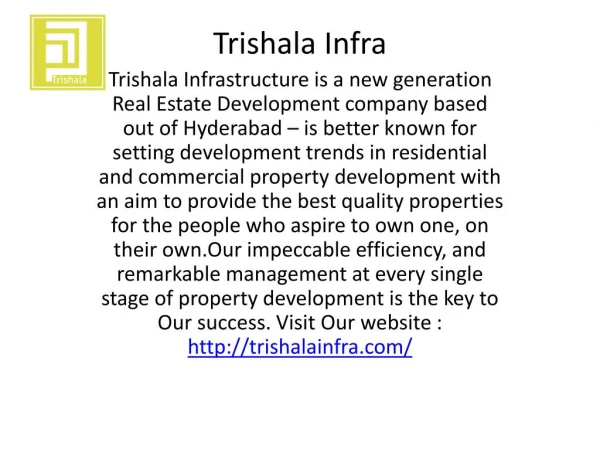 The Village - Trishala Infrastructure