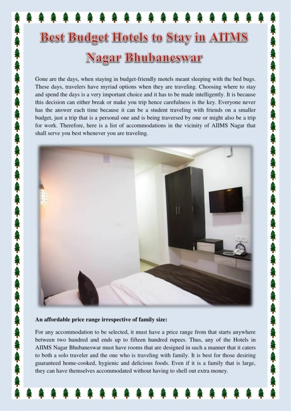 Best Budget Hotels to Stay in AIIMS Nagar Bhubaneswar