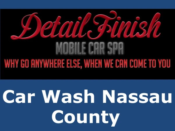 Car Wash Nassau County