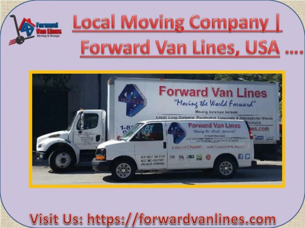 Choose Local Moving Company at Fort Lauderdale, USA | Forward Van Lines